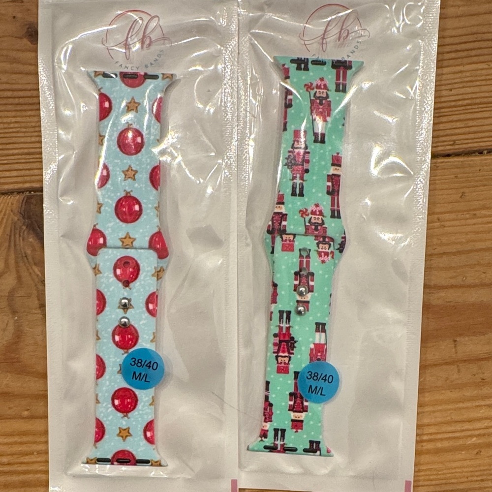 Festive Nutcracker and Ornament Apple  Watch Bands